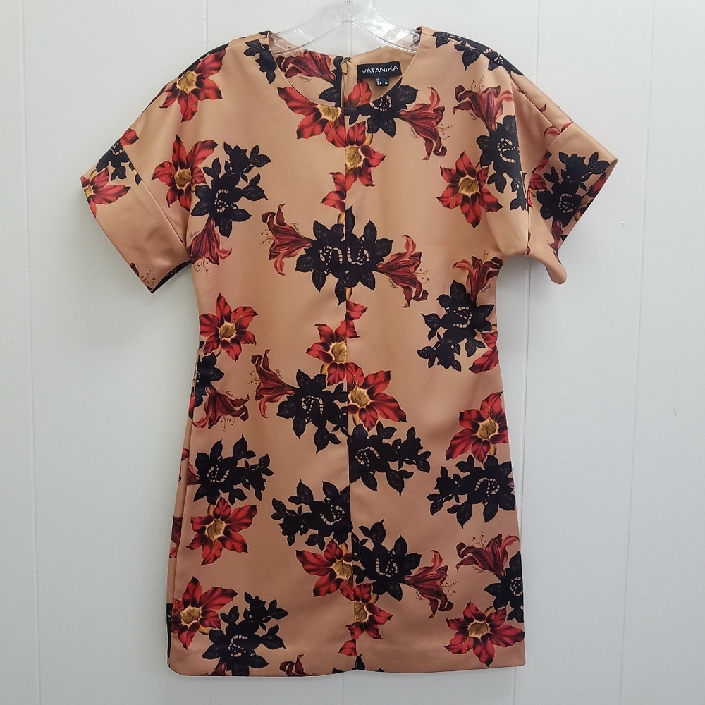 Vatanika Floral Mini Dress
